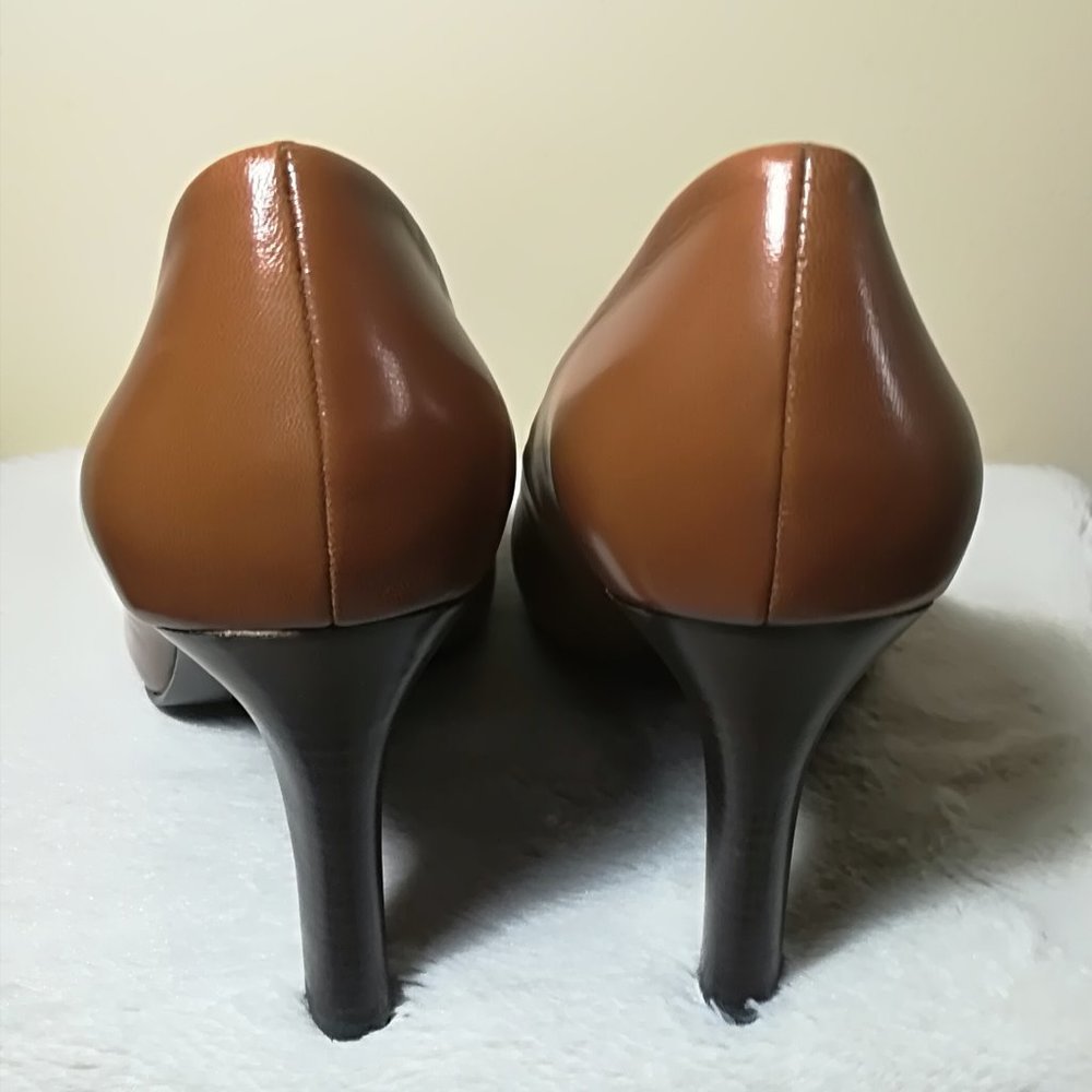 Ralph Lauren- Tan - 10 B. Navy Blue - 10 B.